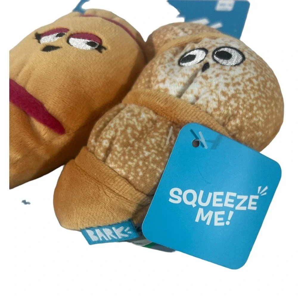 Bark Toy Croissant Clinker & Squeak 6.5